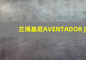 兰博基尼AVENTADOR J